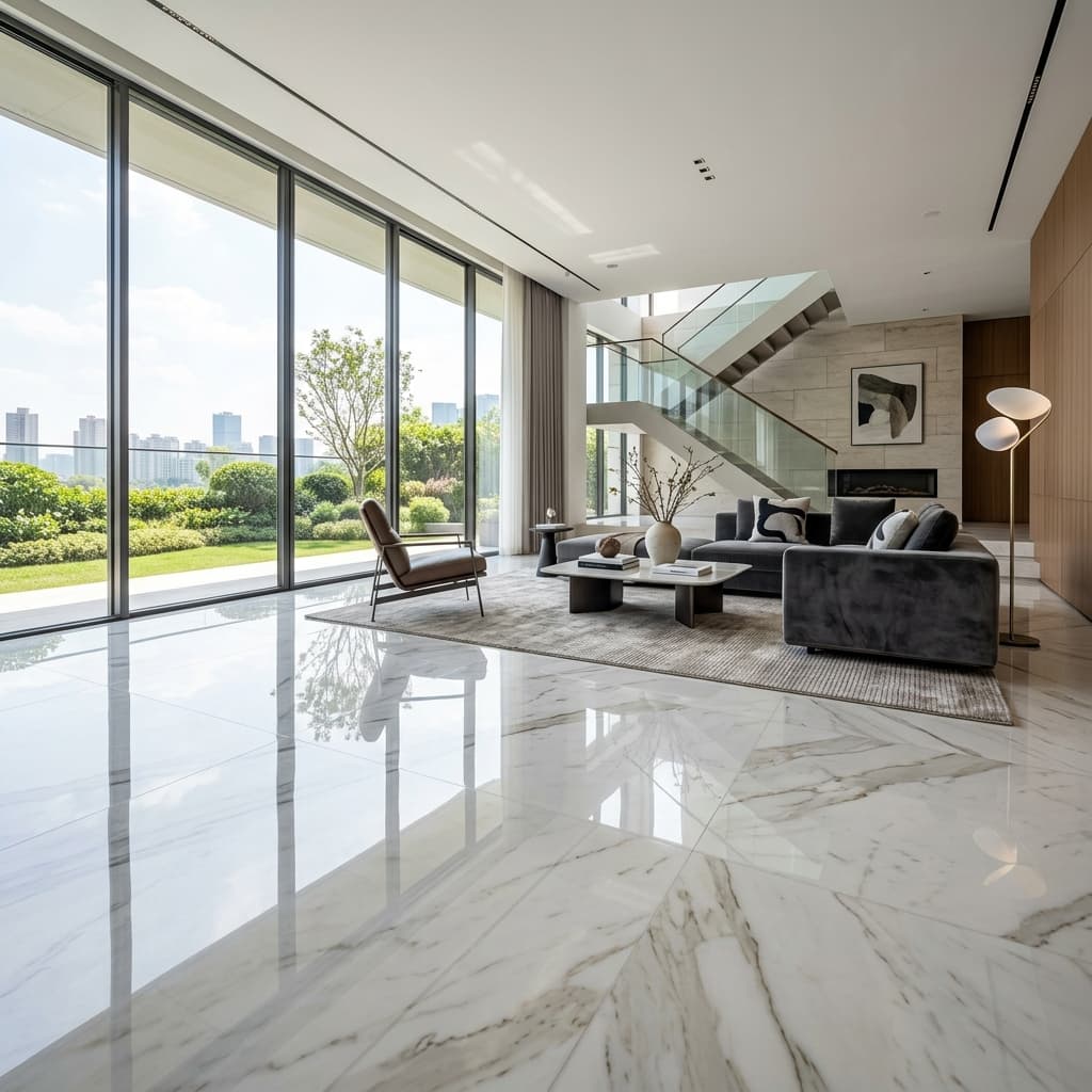 Endüstriyel Mermer Zemin